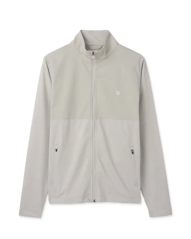 Vuori Sunday Element Track Jacket - Vapor Heather made by Sun Diego Boardshops