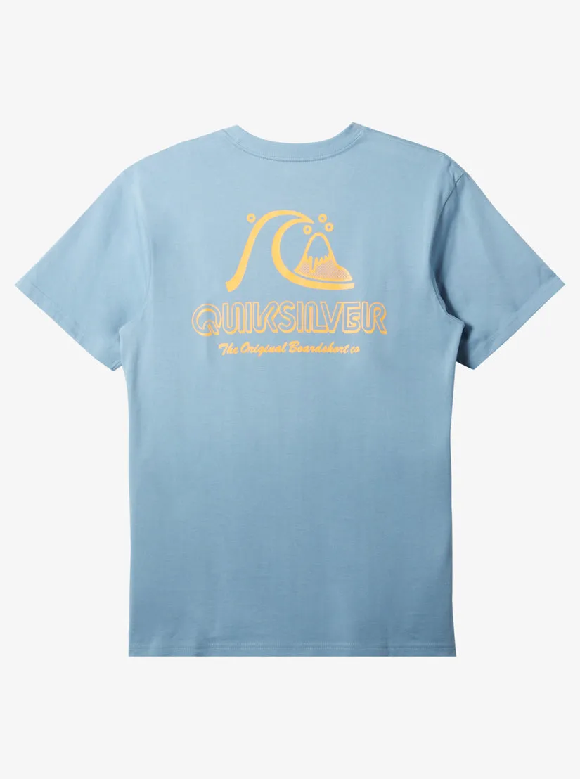 Quiksilver The Original Boardshort T-Shirt - Blue Shadow sold by Sun Diego Boardshops