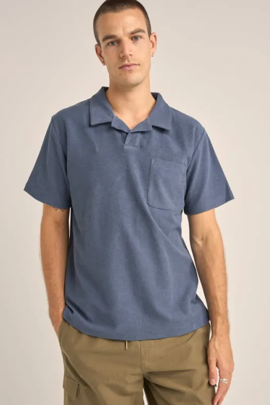 Rhythm Vintage Terry Polo - SLATE sold by Sun Diego Boardshops