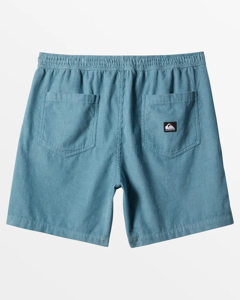 Quiksilver Taxer Corduroy Shorts - BLUE SHADOW sold by Sun Diego Boardshops product image thumbnail 2