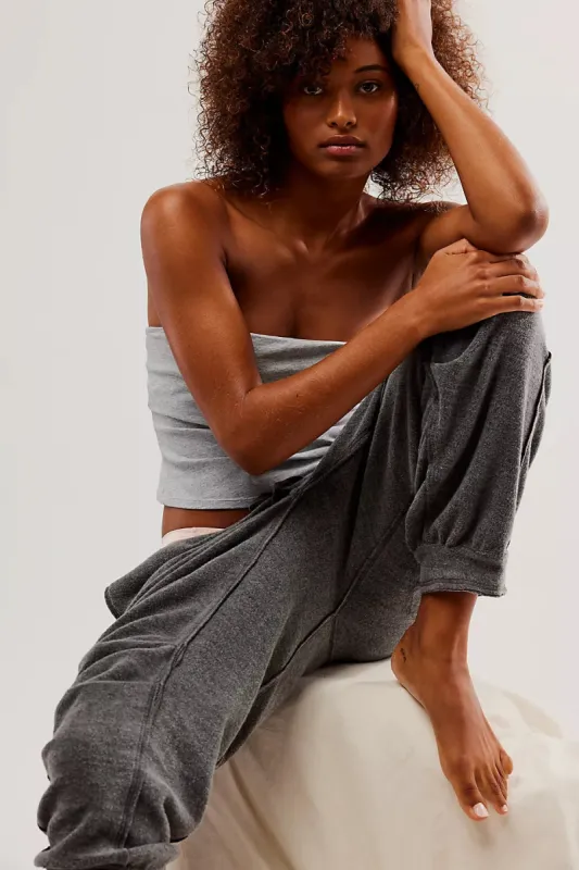 Free People Day Off Fleece Joggers - WASHED BLACK sold by Sun Diego Boardshops