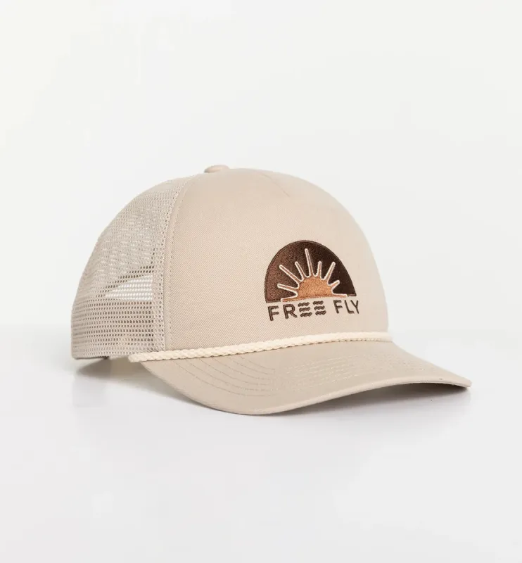 Free Fly Women's Daybreak Trucker Hat - STONE sold by Sun Diego Boardshops