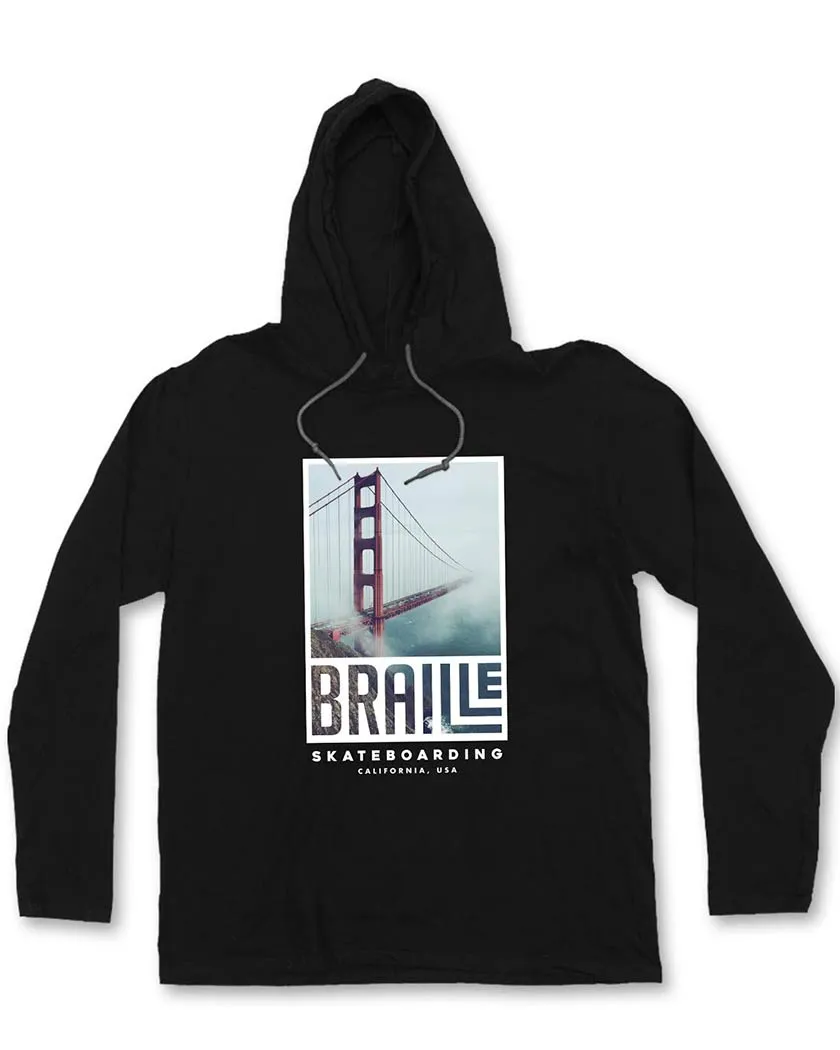 Braille Skateboarding Golden Gate Tee Shirt Hoodie sold by Sun Diego Boardshops product image thumbnail 2