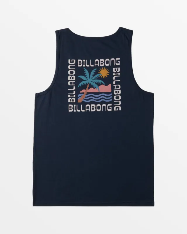 Billabong Troppo Pocket Tank Top - NAVY sold by Sun Diego Boardshops