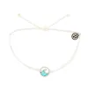 Pura Vida Bracelets Ombre Wave Silver Charm Bracelet - WHITE sold by Sun Diego Boardshops