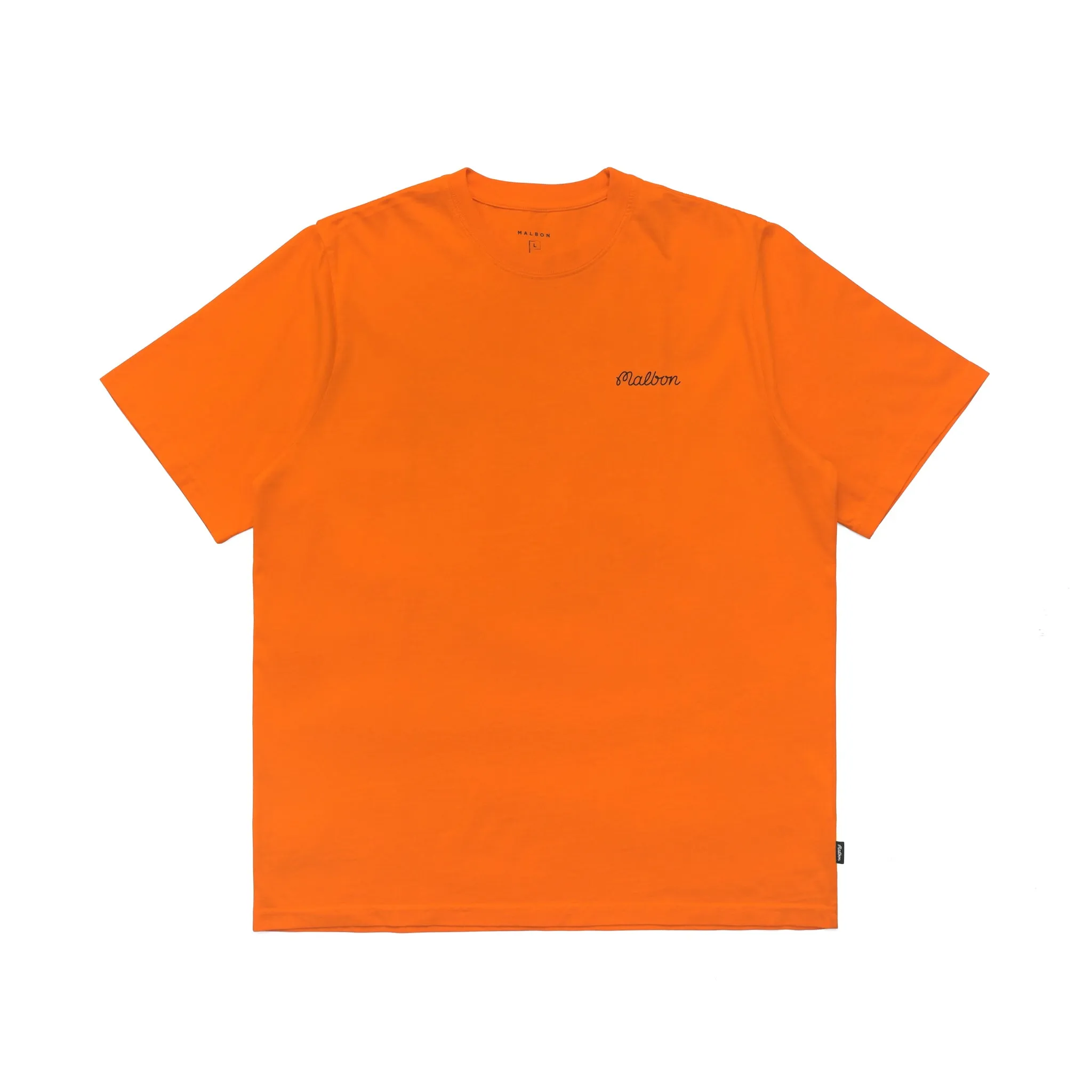 Malbon Golf Baldwin Buckets Knockout Tee - Safety Orange sold by Sun Diego Boardshops
