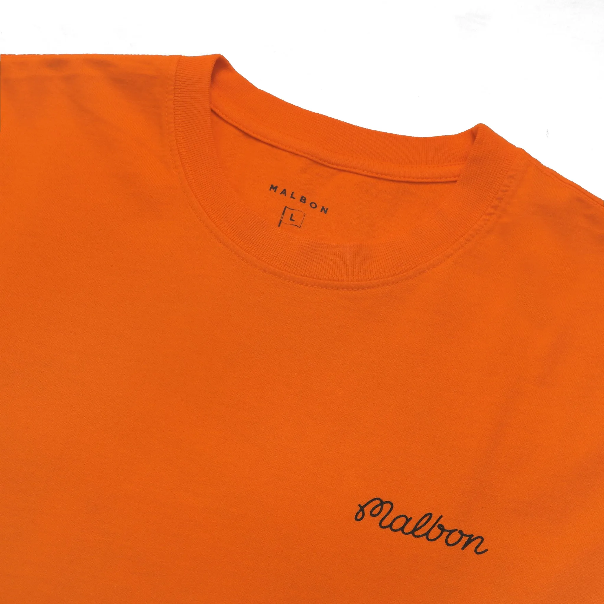 Malbon Golf Baldwin Buckets Knockout Tee - Safety Orange sold by Sun Diego Boardshops product image thumbnail 3