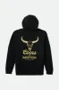 Brixton Coors Bull Hoodie - Black sold by Sun Diego Boardshops