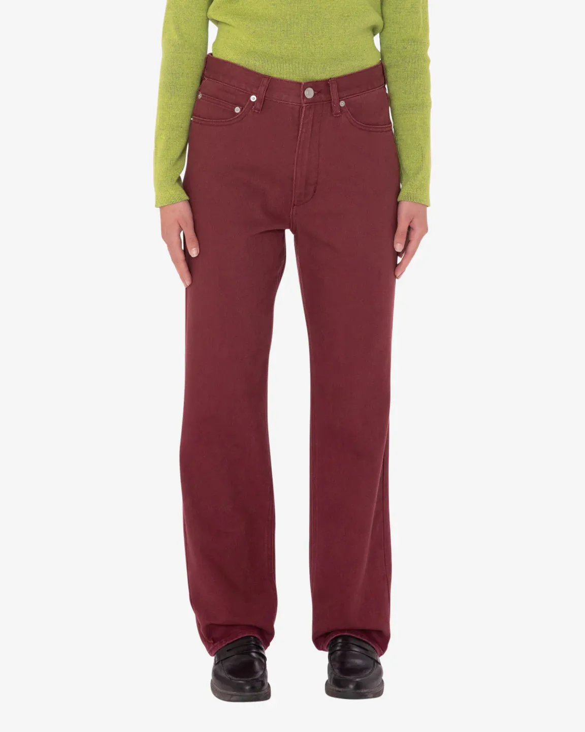 Obey EVERYDAY SLIM 5-POCKET PANT - WINE sold by Sun Diego Boardshops