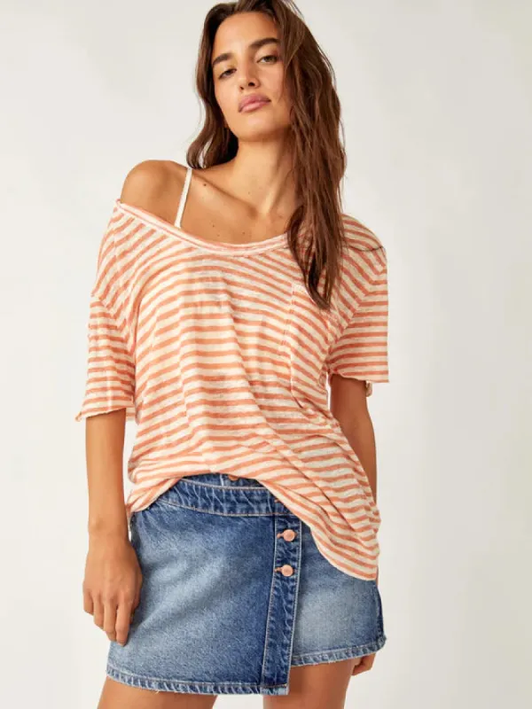 Free People We The Free All I Need Tee - Grapefruit Seltzer sold by Sun Diego Boardshops