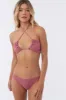 O'Neill Saltwater Solids Embry Halter Top - Berry sold by Sun Diego Boardshops
