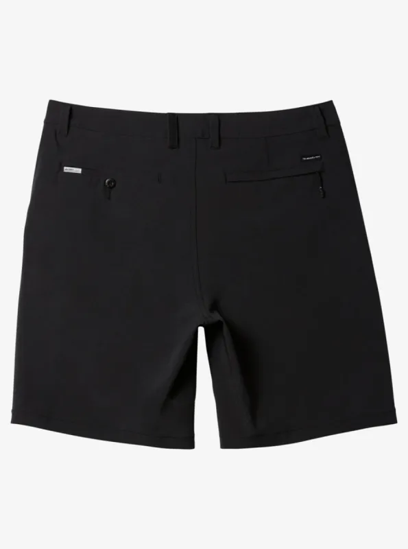 Quiksilver Everyday Union Heather Amphibian 20" Hybrid Shorts - Black sold by Sun Diego Boardshops