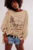 Free People We The Free Graphic Camden Pullover - YELLOWSTONE BISON sold by Sun Diego Boardshops