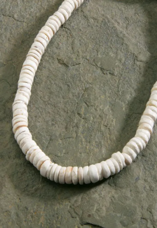 MAUNA KAI Shell Necklace Large White Puka - ASSORTED sold by Sun Diego Boardshops