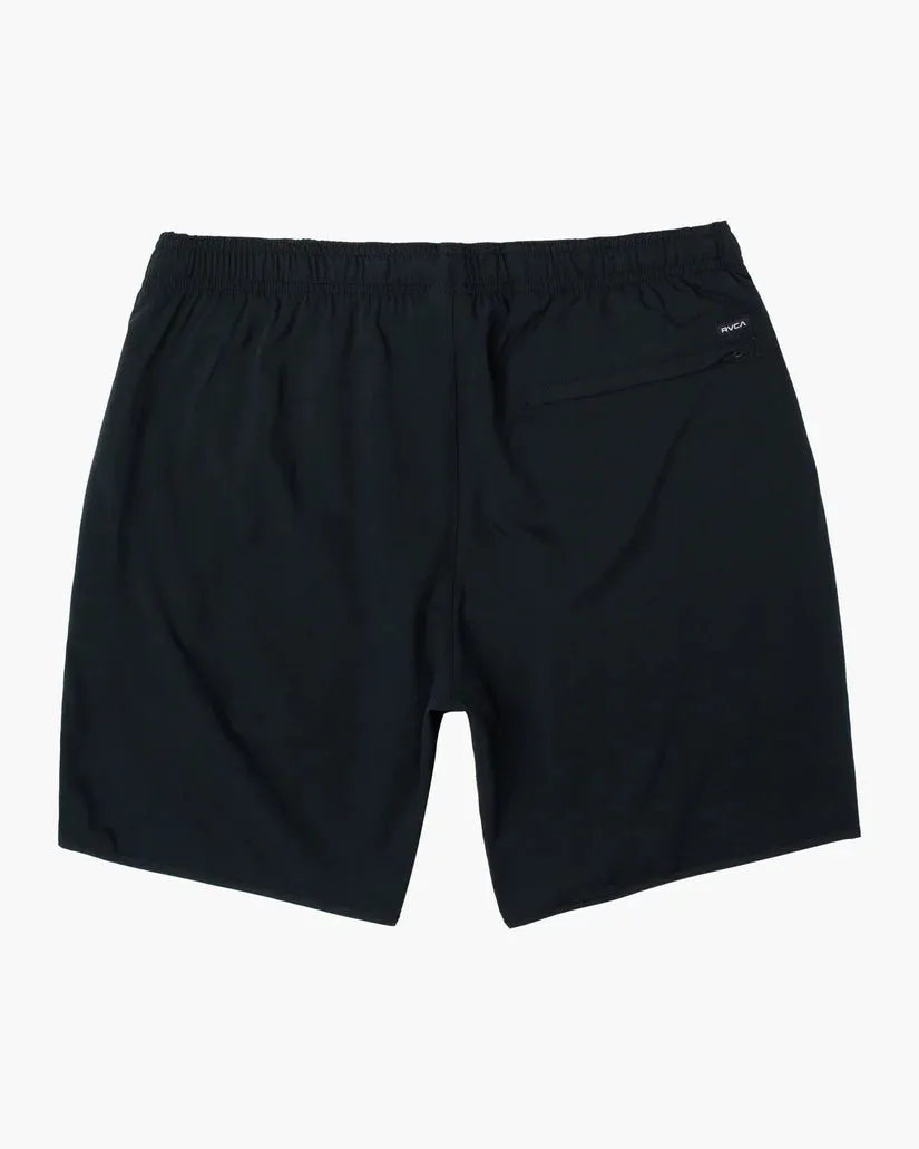 Rvca Yogger Stretch Elastic Waist Shorts 17" - Black sold by Sun Diego Boardshops product image thumbnail 2