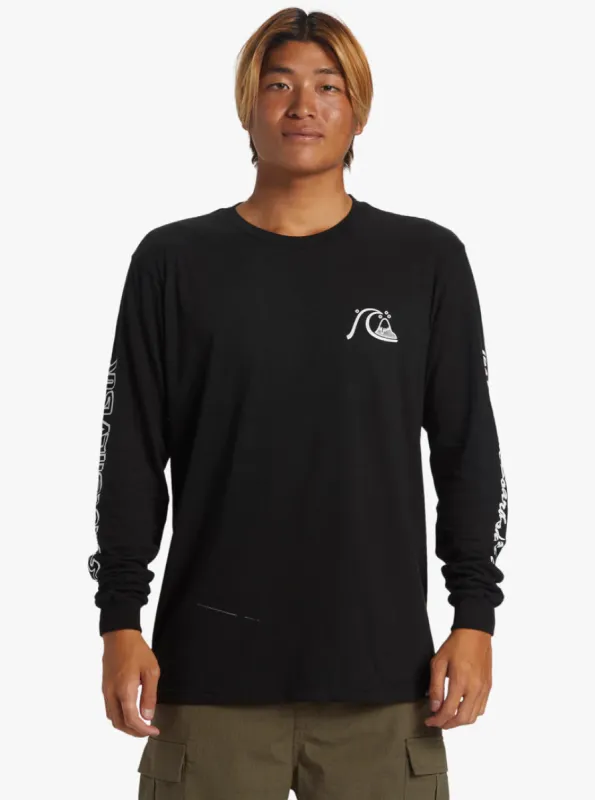 Quiksilver  Original Boardshort  Co LS t-shirt - Blueshadow sold by Sun Diego Boardshops