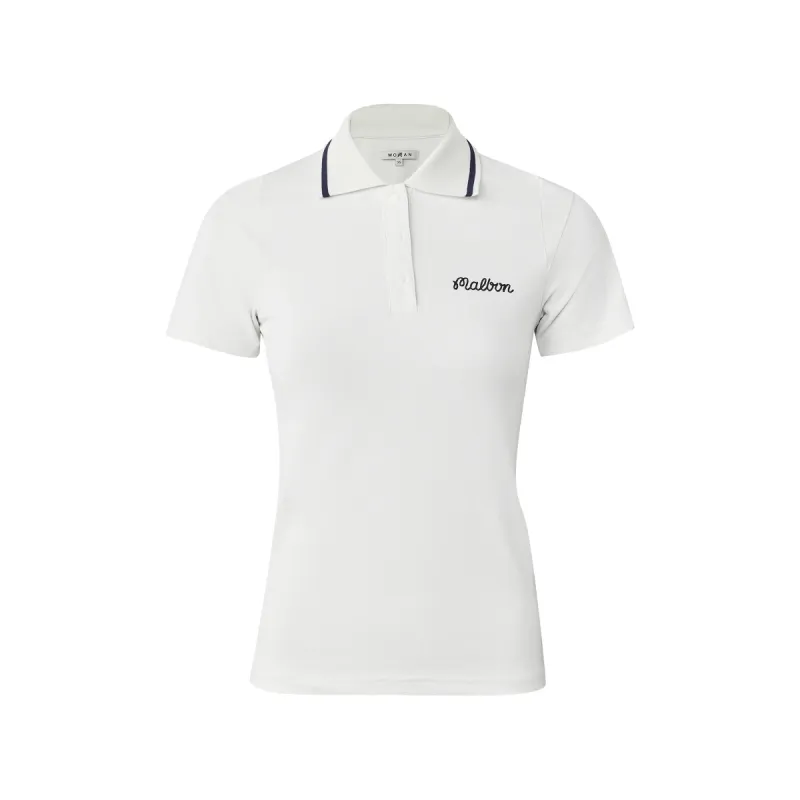 Malbon Golf PALOMA POLO II - White sold by Sun Diego Boardshops