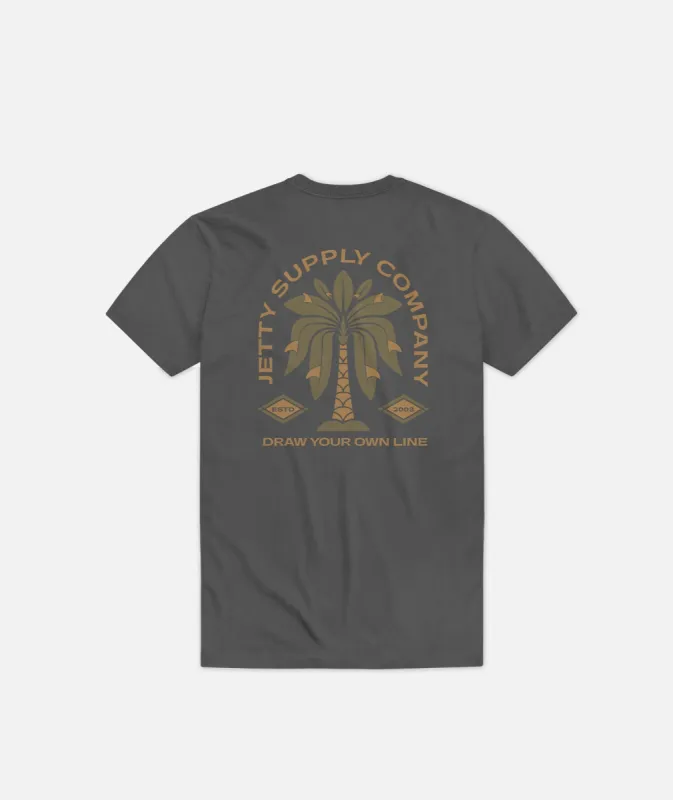 Grom Fins Tee - Iron sold by Sun Diego Boardshops
