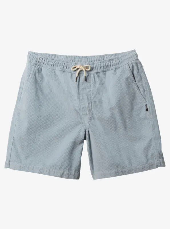 Quiksilver Taxer Corduroy Shorts - BLUE FOG sold by Sun Diego Boardshops