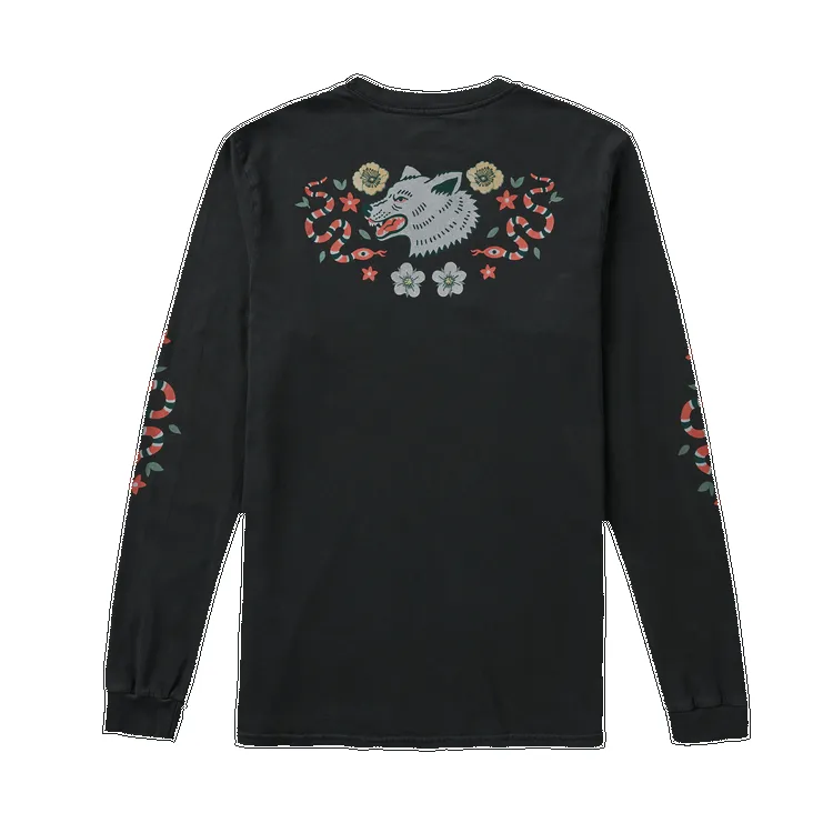 ROARK Wolfpack Premium Long Sleeve Tee - BLACK sold by Sun Diego Boardshops