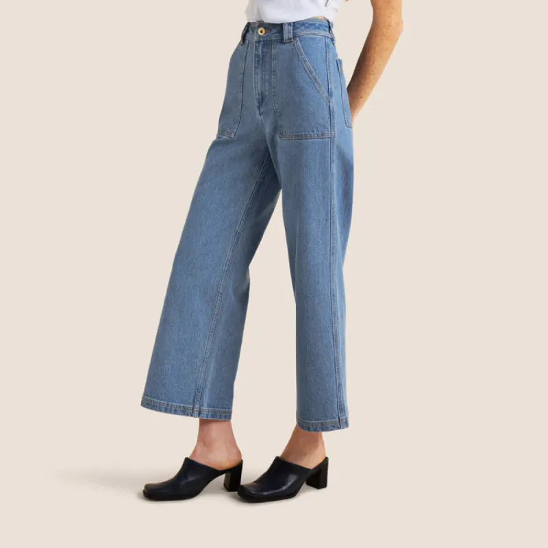 Roark HWY SS125 Denim Jeans - Light Bleached Indigo sold by Sun Diego Boardshops