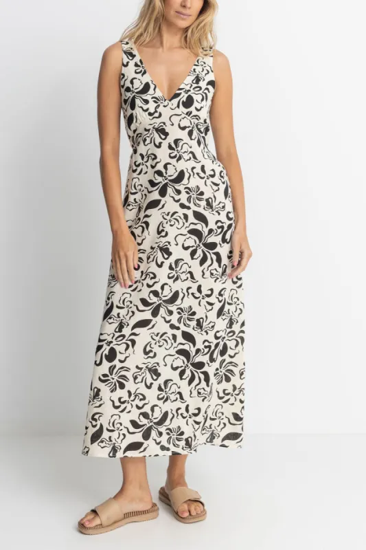 Rhythm Sundance Floral Maxi Dress - NATURAL sold by Sun Diego Boardshops