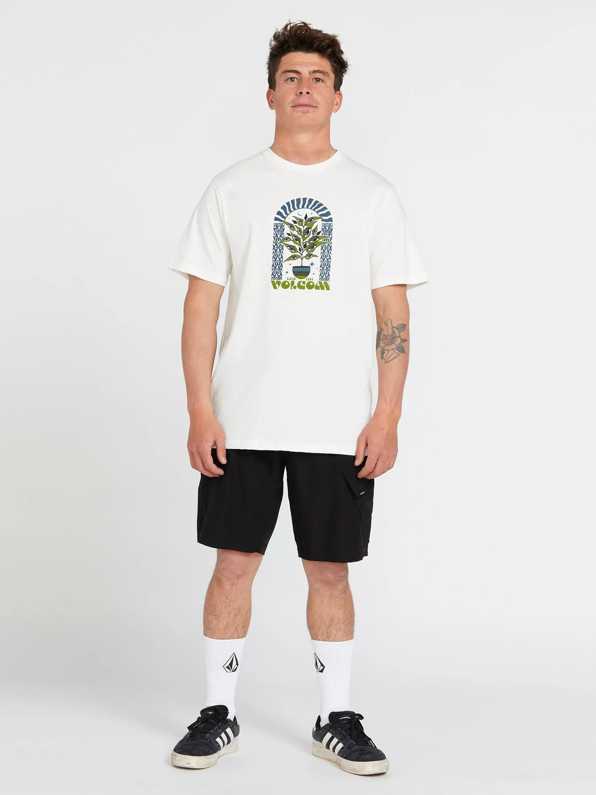 Volcom Delights Farm To Yarn Short Sleeve Tee - Off White sold by Sun Diego Boardshops product image thumbnail 3