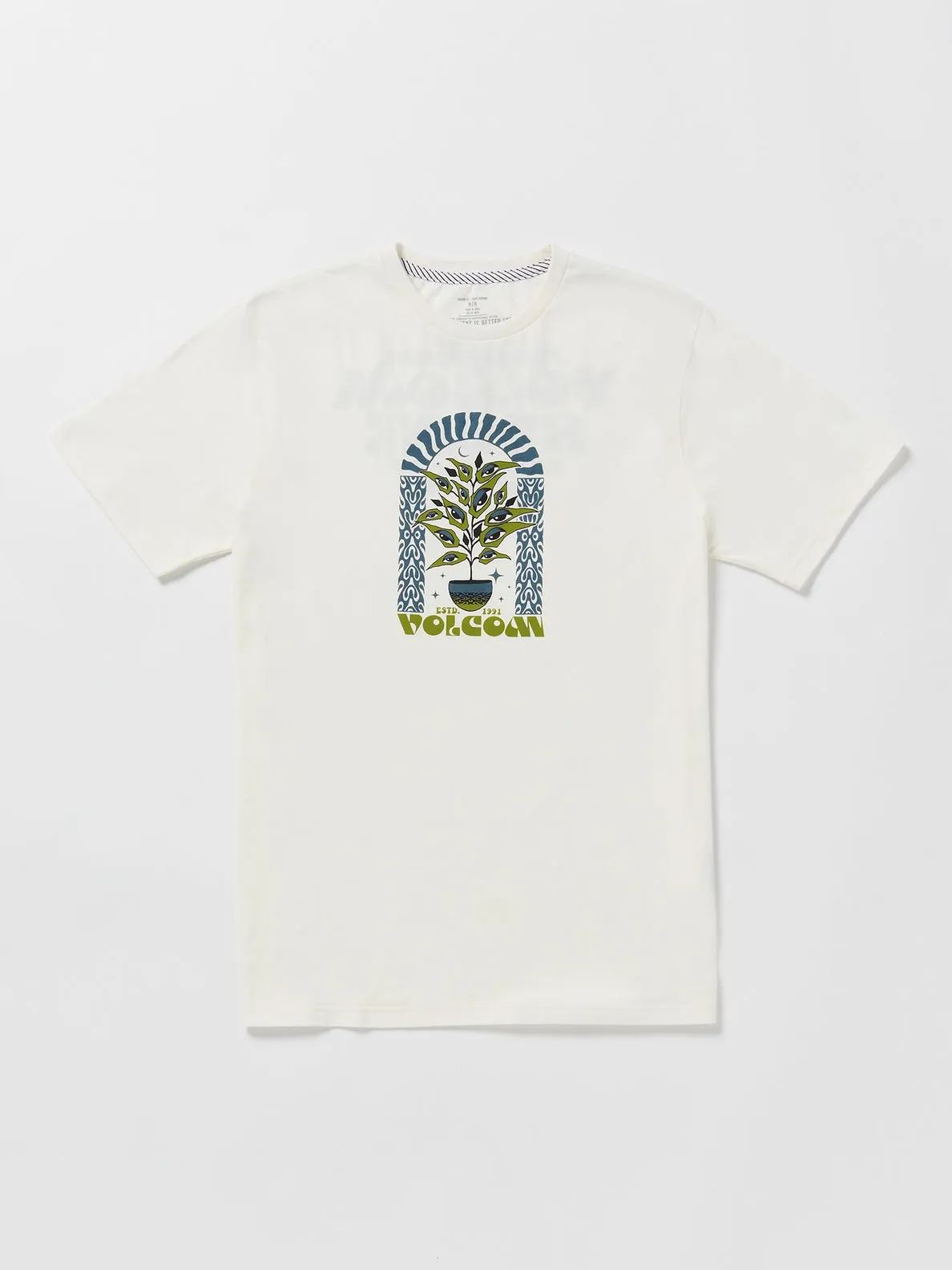 Volcom Delights Farm To Yarn Short Sleeve Tee - Off White sold by Sun Diego Boardshops