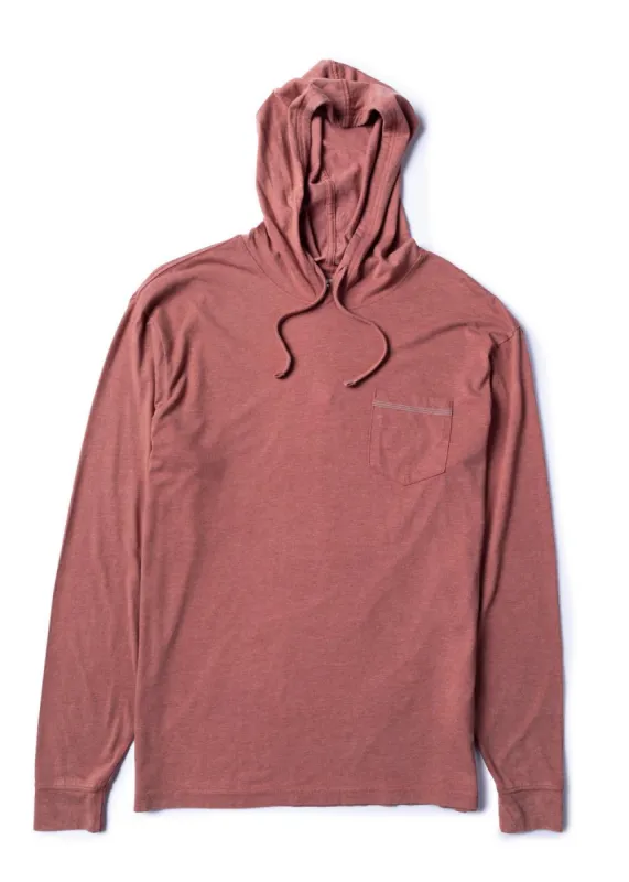 VISSLA SOLID SETS KNIT TEE PULLOVER - FIRED BRICK sold by Sun Diego Boardshops