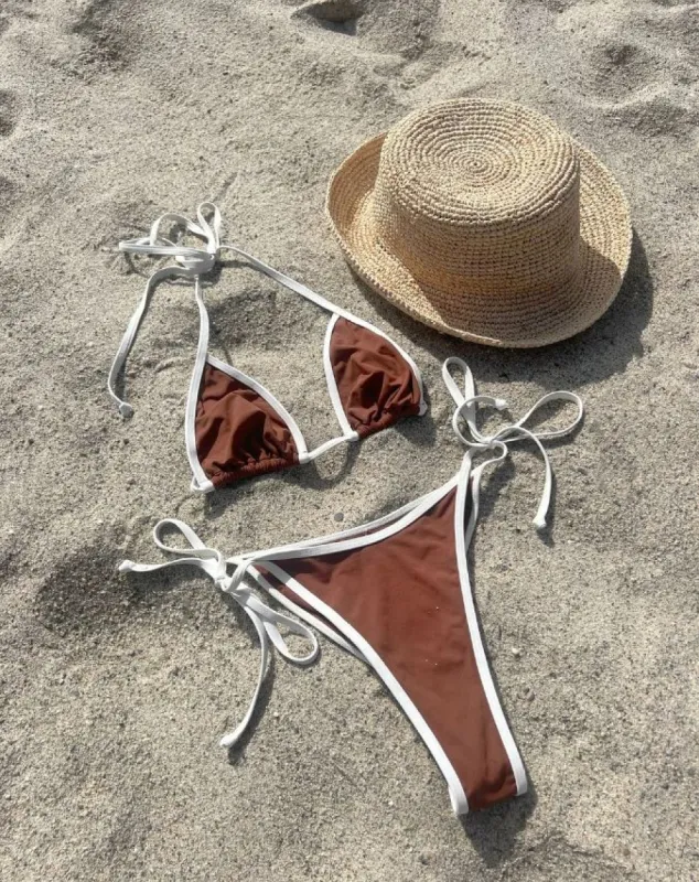 LSpace Levy Bikini Bottom - COFFEE CREAM sold by Sun Diego Boardshops