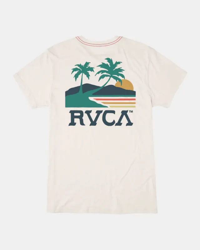 RVCA SUNNY DAYS T-SHIRT - ANTIQUE WHITE sold by Sun Diego Boardshops