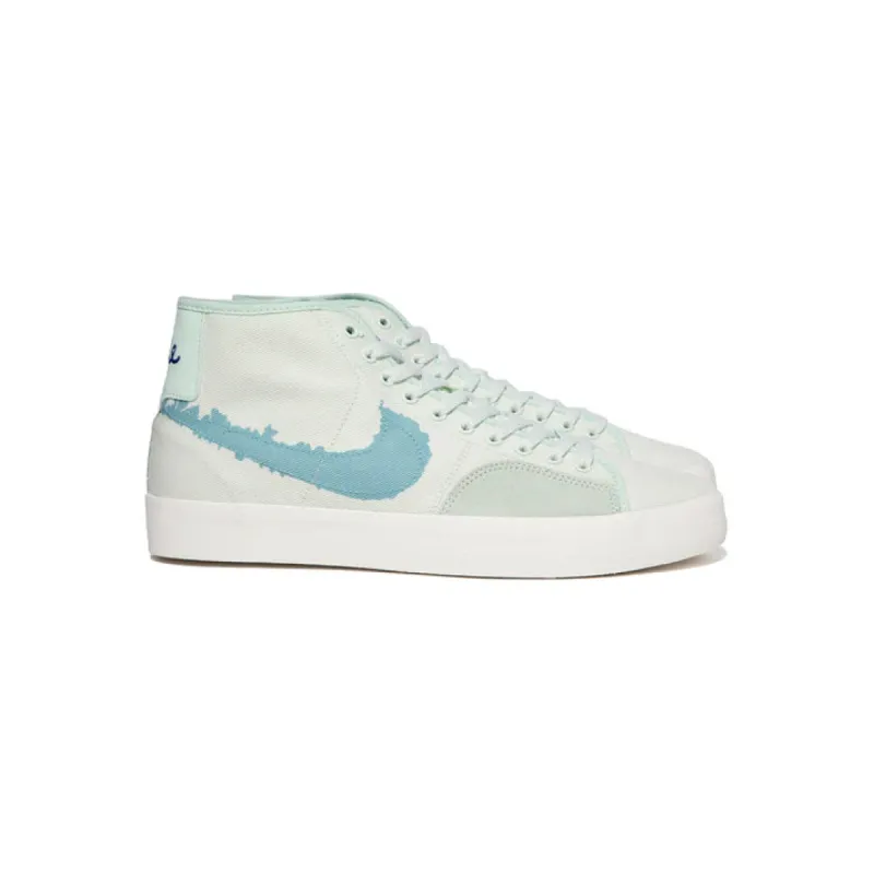 Nike SB Blazer Court Mid PRM - Barely Green / Boarder Blue sold by Sun Diego Boardshops