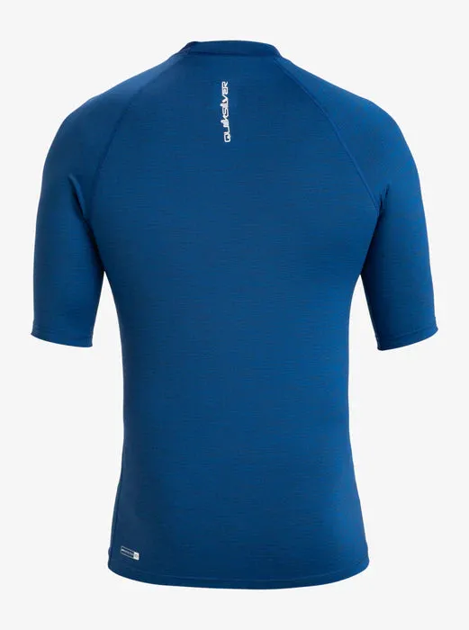 Quiksilver Everyday UPF 50 Short Sleeve Rashguard - MONACO BLUE HEATHER sold by Sun Diego Boardshops product image thumbnail 2