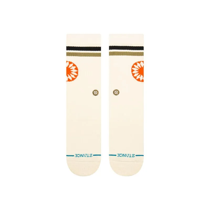 Stance Sun Dial Cotton Crew Socks - CREAM sold by Sun Diego Boardshops product image thumbnail 2