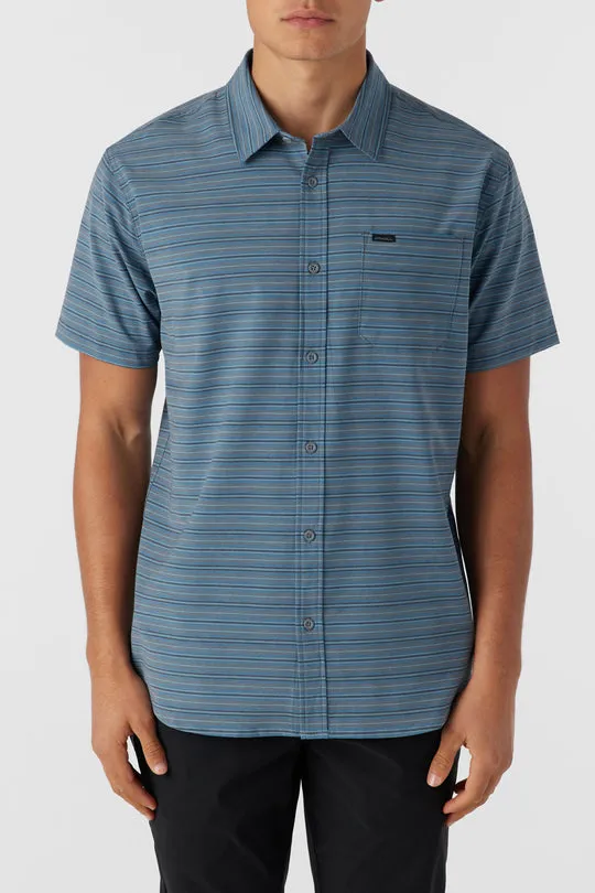 O`Neill TRVLR UPF TRAVERSE STRIPE STANDARD FIT SHIRT - GREY sold by Sun Diego Boardshops