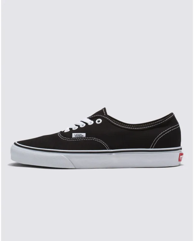 Vans Authentic Shoe - BLACK sold by Sun Diego Boardshops