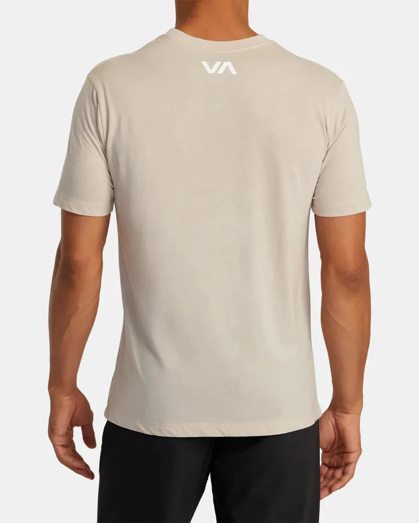 RVCA VA BLUR TEE - WARM GREY sold by Sun Diego Boardshops product image thumbnail 2