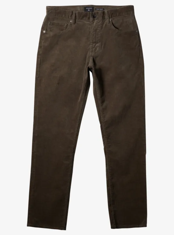 Quiksilver Kracker Corduroy Pants - Major Brown sold by Sun Diego Boardshops