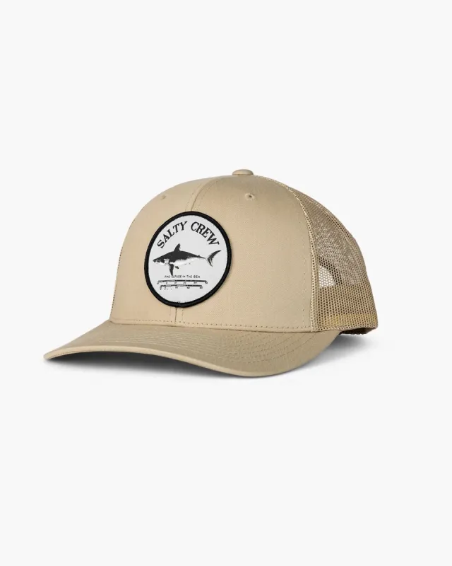 Salty Crew Bruce Khaki Retro Trucker - KHAKI sold by Sun Diego Boardshops