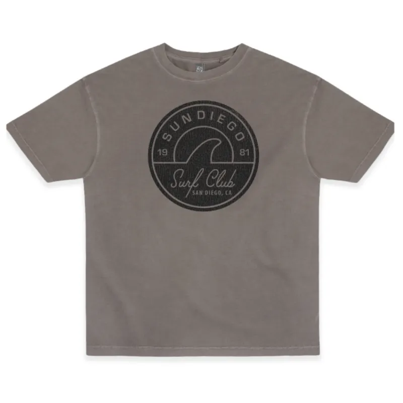 SunDiego Club Surf Box Tee - Cinder sold by Sun Diego Boardshops