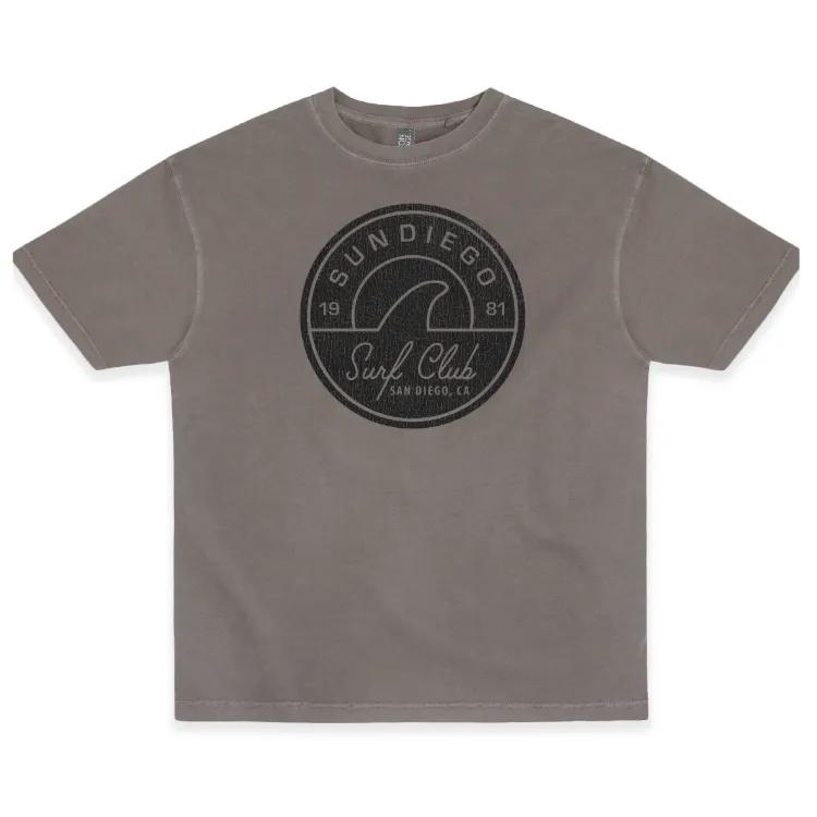 SunDiego Club Surf Box Tee - Cinder sold by Sun Diego Boardshops