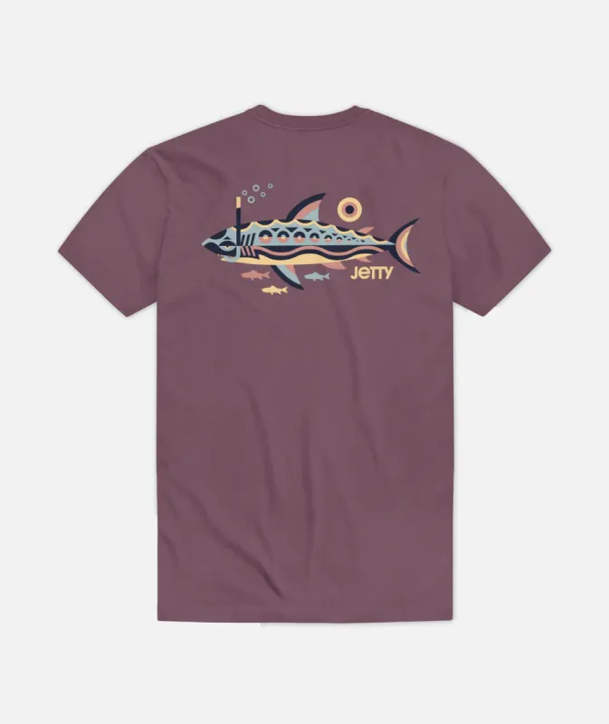 Geogill Pocket Tee - Maroon sold by Sun Diego Boardshops