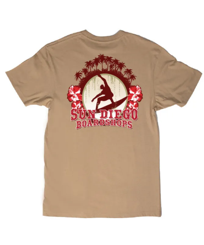 Sun Diego Classic Sun Tee - Sand sold by Sun Diego Boardshops