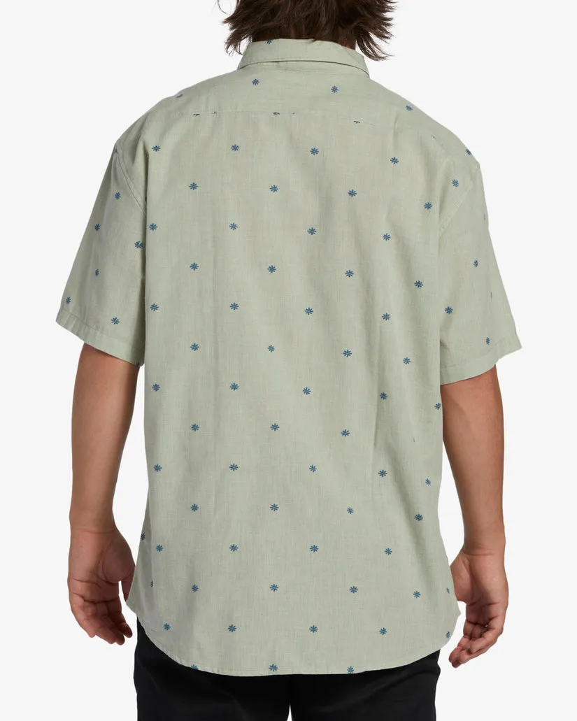 Billabong All Day Jacquard Short Sleeve Woven Shirt - Seafoam sold by Sun Diego Boardshops product image thumbnail 5