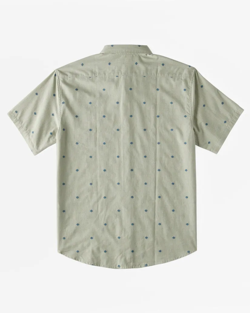 Billabong All Day Jacquard Short Sleeve Woven Shirt - Seafoam sold by Sun Diego Boardshops product image thumbnail 2
