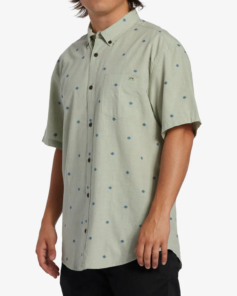 Billabong All Day Jacquard Short Sleeve Woven Shirt - Seafoam sold by Sun Diego Boardshops product image thumbnail 4