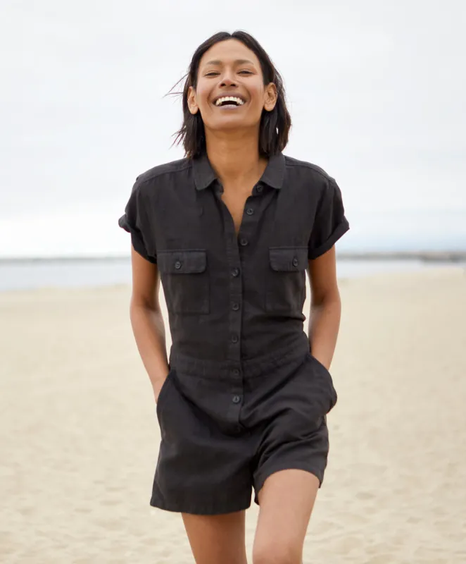 Outerknown  S.E.A. Suit Shortall - Pitch Black sold by Sun Diego Boardshops