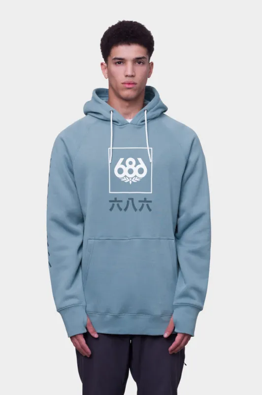 686 Script Knockout Hoody - STEEL BLUE sold by Sun Diego Boardshops