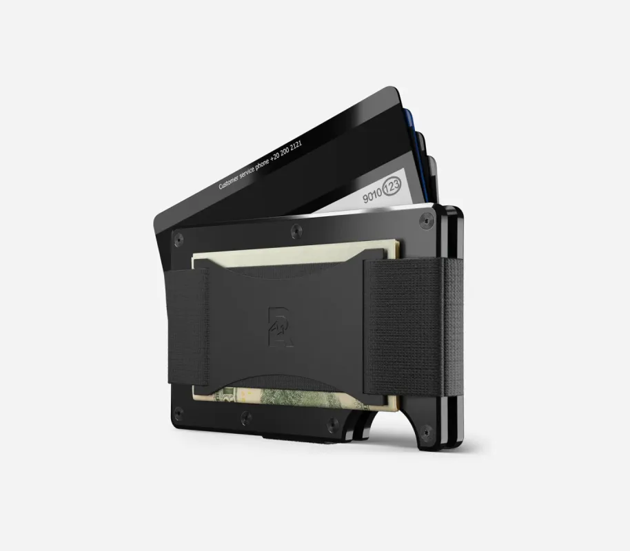 Ridge Wallet Aluminum Cash Strap - Royal Black sold by Sun Diego Boardshops