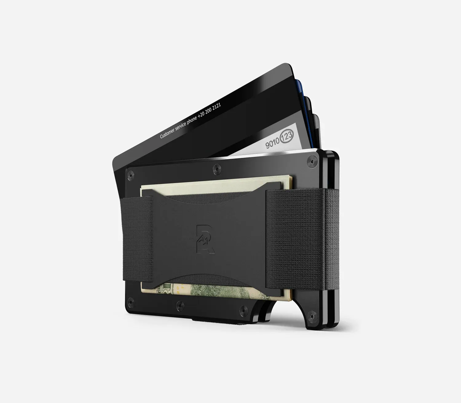 Ridge Wallet Aluminum Cash Strap - Royal Black sold by Sun Diego Boardshops